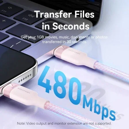 Vention Cable USB-C a USB-C TRISH 240W 2m Azul
